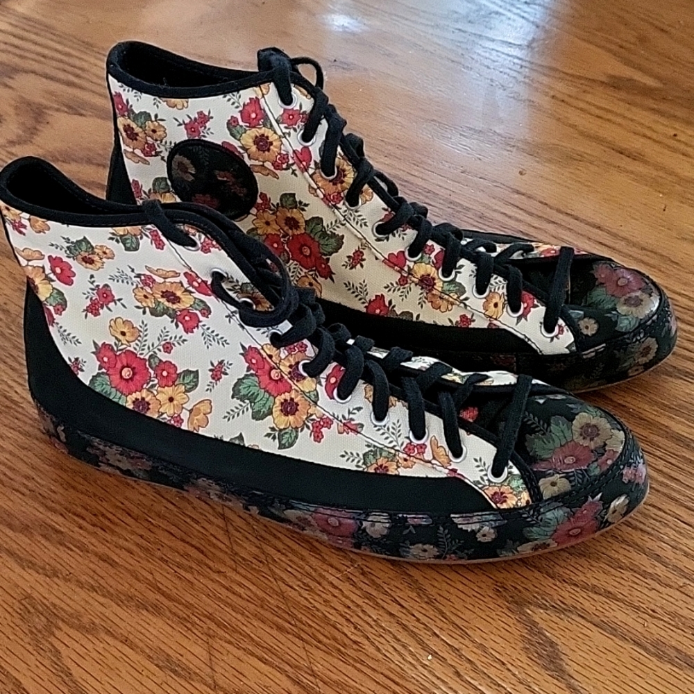 Floral Converse Sneakers